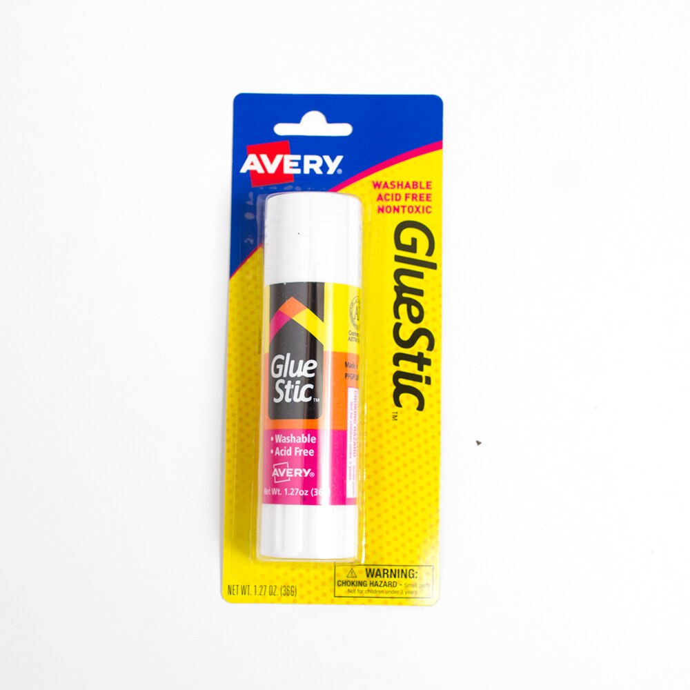 Adhesives/Glue, Art & School, Avery, Stick, Permanent, 1.27 ounce, 5222